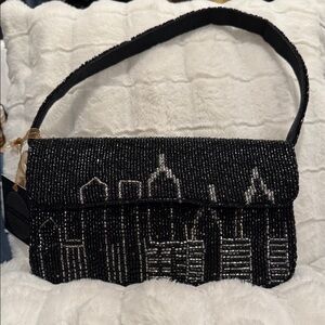✨SALE✨ NWT Cityscape | Black Beaded Hand Bag | from India to you